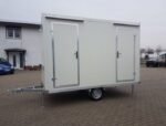 Remorque Sanitaire avec toilette double 3,50x2M 750KG